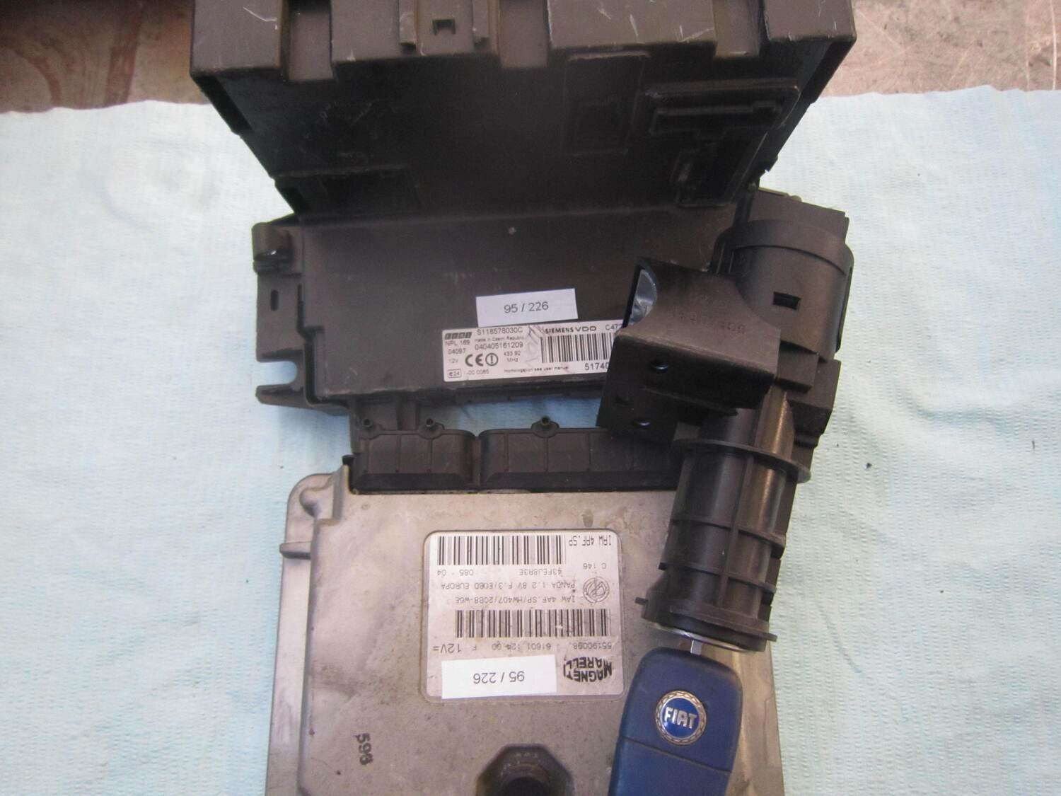95-226 Kit Motore Alfa Romeo / Fiat / Lancia 55190098 IAW 4AF.SP IAW4AFSP 51740050 S118578030C 00468453610 B365 Benzina PANDA 1.2