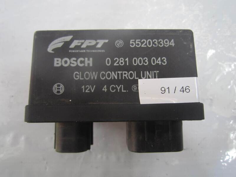 91-46 Rele' Candeletta Fpt 0 281 003 043 0281003043 55203394 GLOW CONTROL UNIT   ALFA ROMEO / FIAT / LANCIA DIESEL VARIE