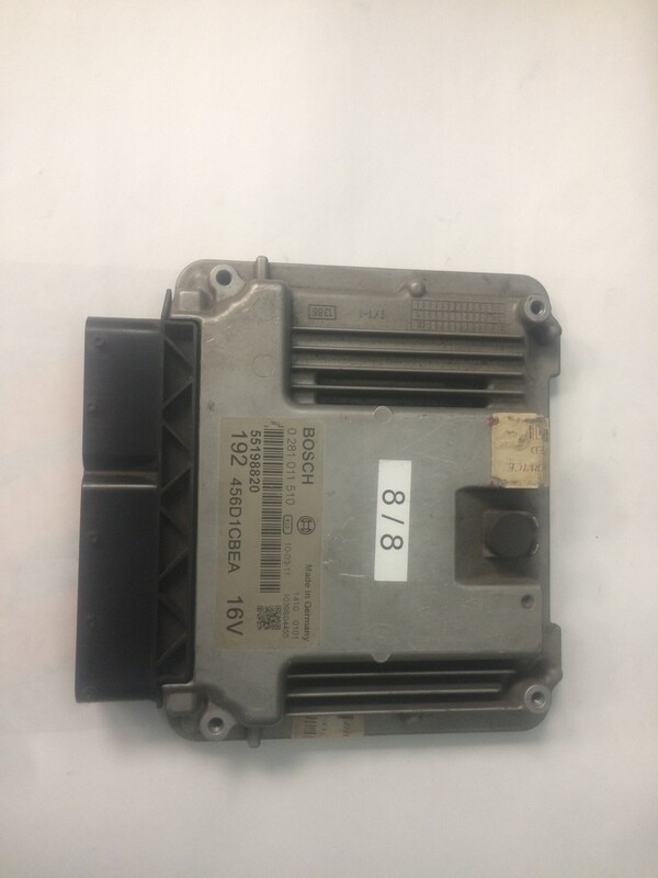 8-8 Centralina Motore Bosch 0281011510 0 281 011 510 55198820  1039S04455  ALFA ROMEO / FIAT / LANCIA  FIAT STILO 1.9 JTD