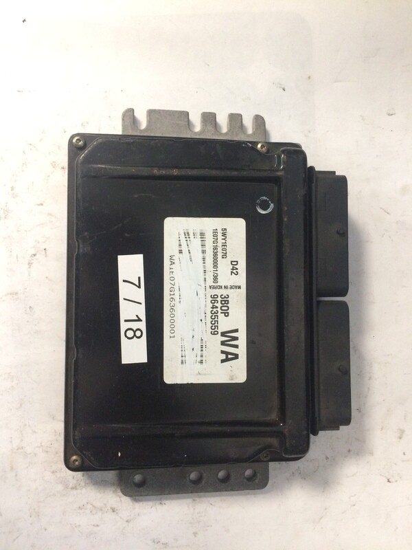 7-18 Centralina Motore Chevrolet  5WY1E07G 96435559 96435559 3BOP WA 3BOPWA     CHEVROLET  KALOS AVEO 1.2