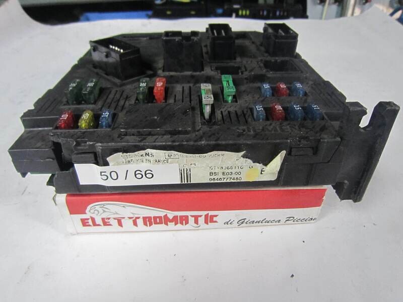 50-66 Body Computer Siemens S118085110 9646777480 CITROEN / PEUGEOT 206