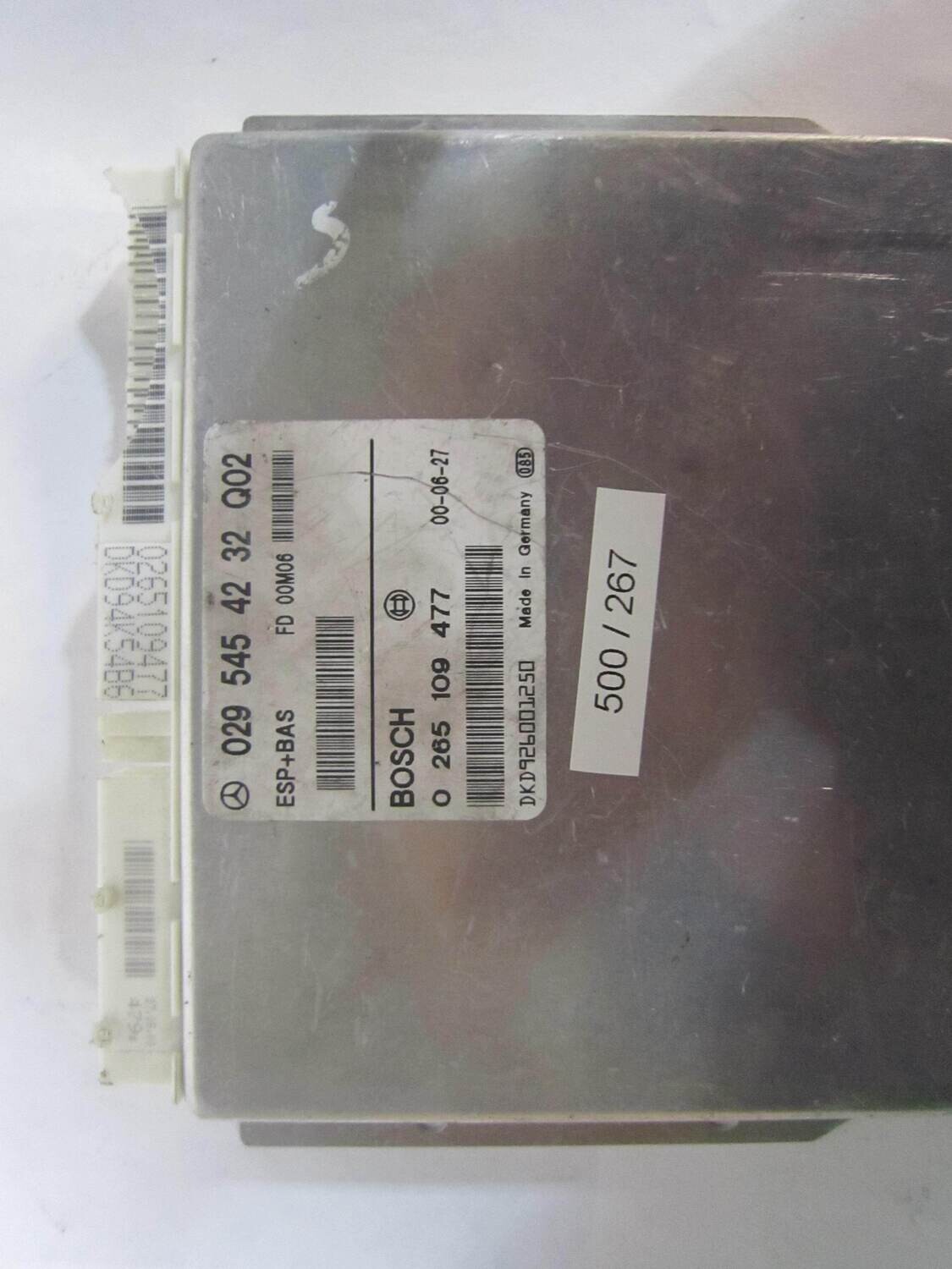 500-267 Centralina ABS ESP HBA Bosch 0 265 109 477 0265109477 029 545 42 32 0295454232 FD 00M06 Mercedes CLASSE  A