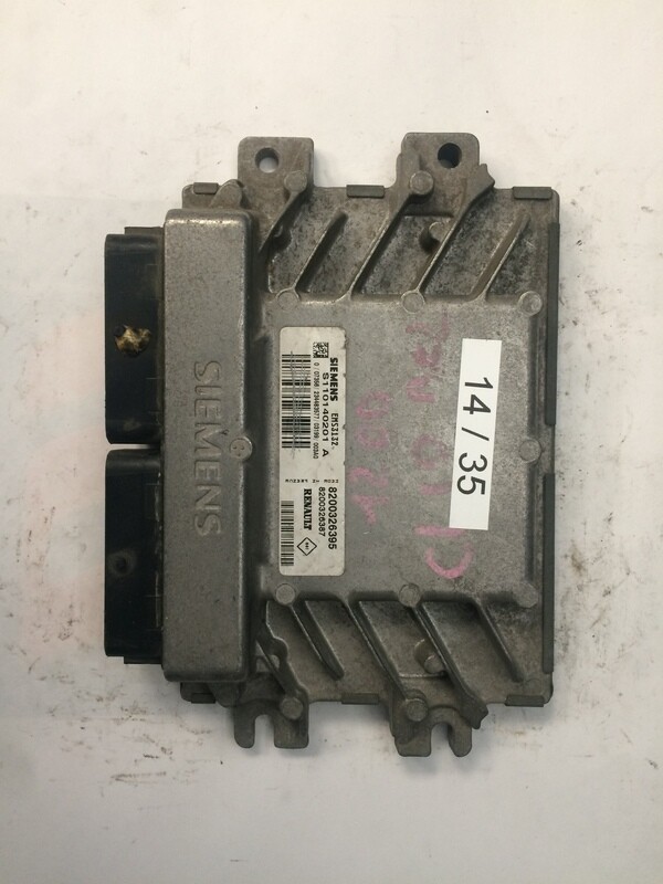 14-35 Centralina Motore Siemens S110140201A S110140201 A 8200326395 8200326395 8200326387 8200326387 EMS3132    RENAULT  CLIO 1.2
