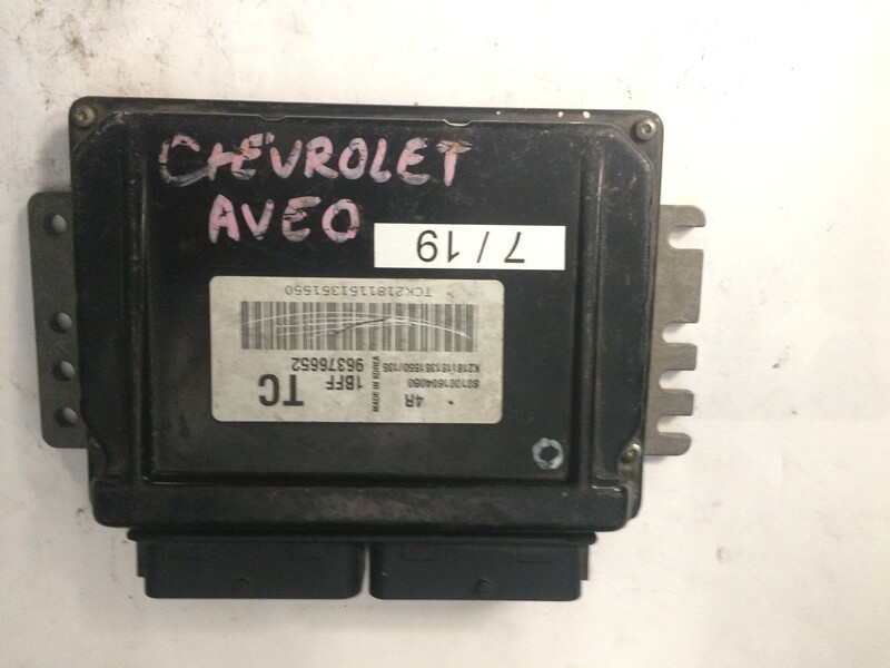 7-19 Centralina Motore Chevrolet  S010016040B0 96376652 96376652 1BFF TC 1BFFTC     CHEVROLET  KALOS 1.2