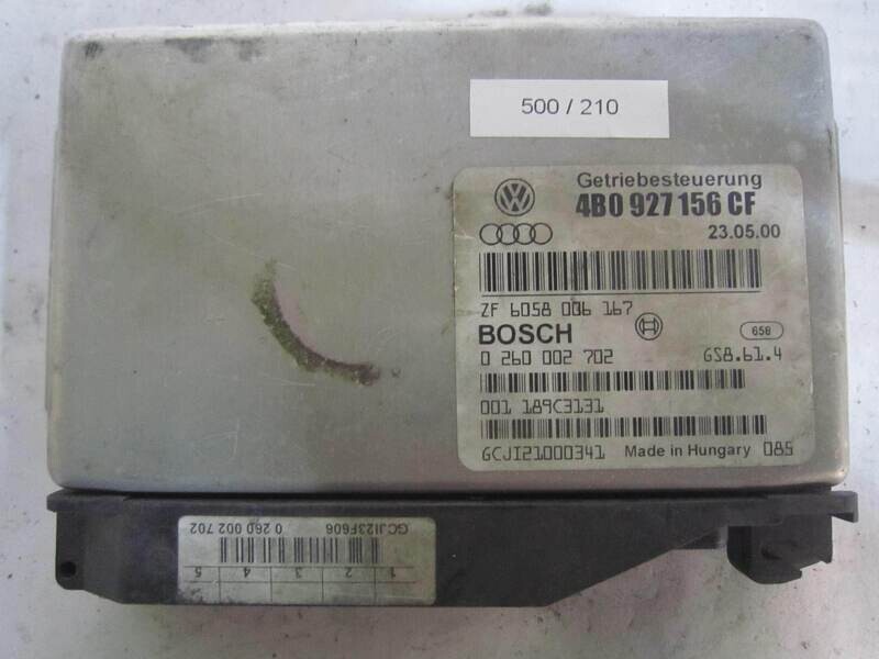 500-210 Centralina Cambio Automatico Bosch 0 260 002 702 0260002702 4B0 927 156 CF 4B0927156CF AUDI Diesel A 6 2.4