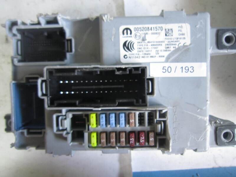 50-193 Body Computer Mopar  00520841570 28583849 FI6 ALFA ROMEO / FIAT / LANCIA Benzina 500