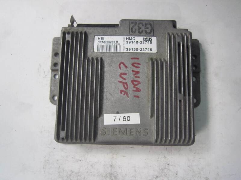 7-60 Centralina Motore Siemens H103955256B H103955256 B 39140-23745 3914023745 39150-23745 3915023745     HYUNDAI  Coupe 1.6 16V