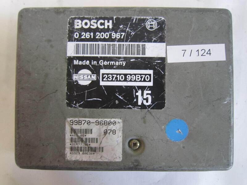 7-124 Centralina Motore Bosch 0261200967 0 261 200 967 23710 99B70 2371099B70 99B70-96800 99B7096800     NISSAN  MICRA 1.3