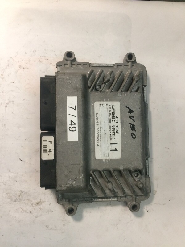 7-49 Centralina Motore Chevrolet  5WY5968C 96983177 96983177 42R 1CAF 42R1CAF     CHEVROLET  AVEO