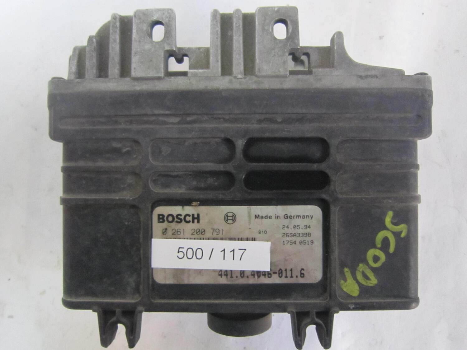 500-117 Centralina Motore Bosch 0261200791 0 261 200 791 441.0.4046-011.6 441040460116 26SA3398      VOLKSWAGEN SKODA Favorit Forman Pick-Up 1.3 93-97