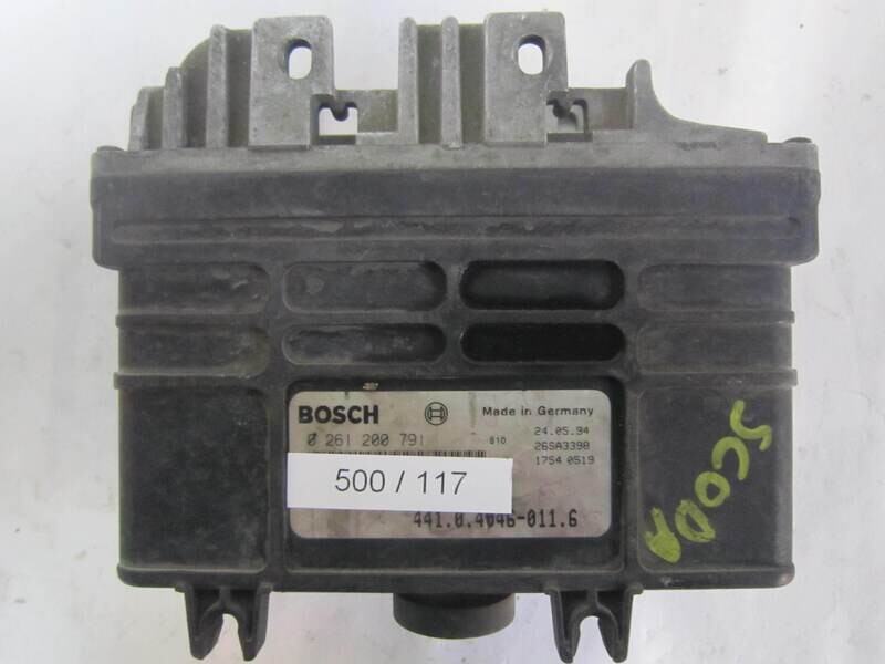 500-117 Centralina Motore Bosch 0261200791 0 261 200 791 441.0.4046-011.6 441040460116 26SA3398      VOLKSWAGEN SKODA Favorit Forman Pick-Up 1.3 93-97