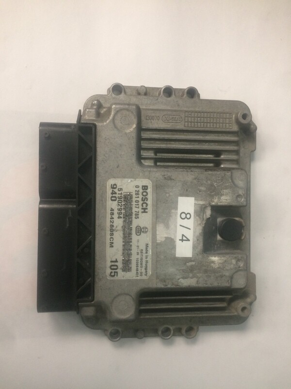 8-4 Centralina Motore Bosch 0281017785 0 281 017 785 51902994  1039S48451  ALFA ROMEO / FIAT / LANCIA  GIULIETTA 1.6 JTDM