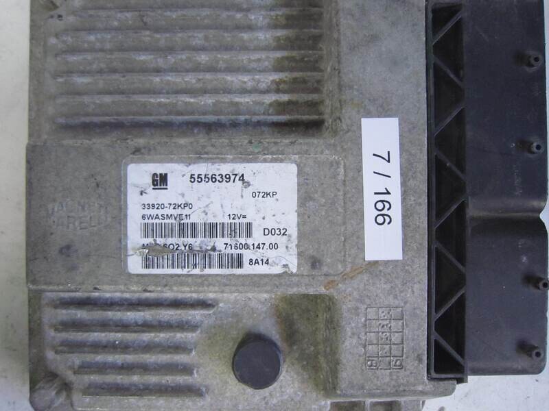 7-166 centralina motore magneti marelli 55563974 mjd 602.y6 33920-72kp0 71600.147.00  suzuki swift