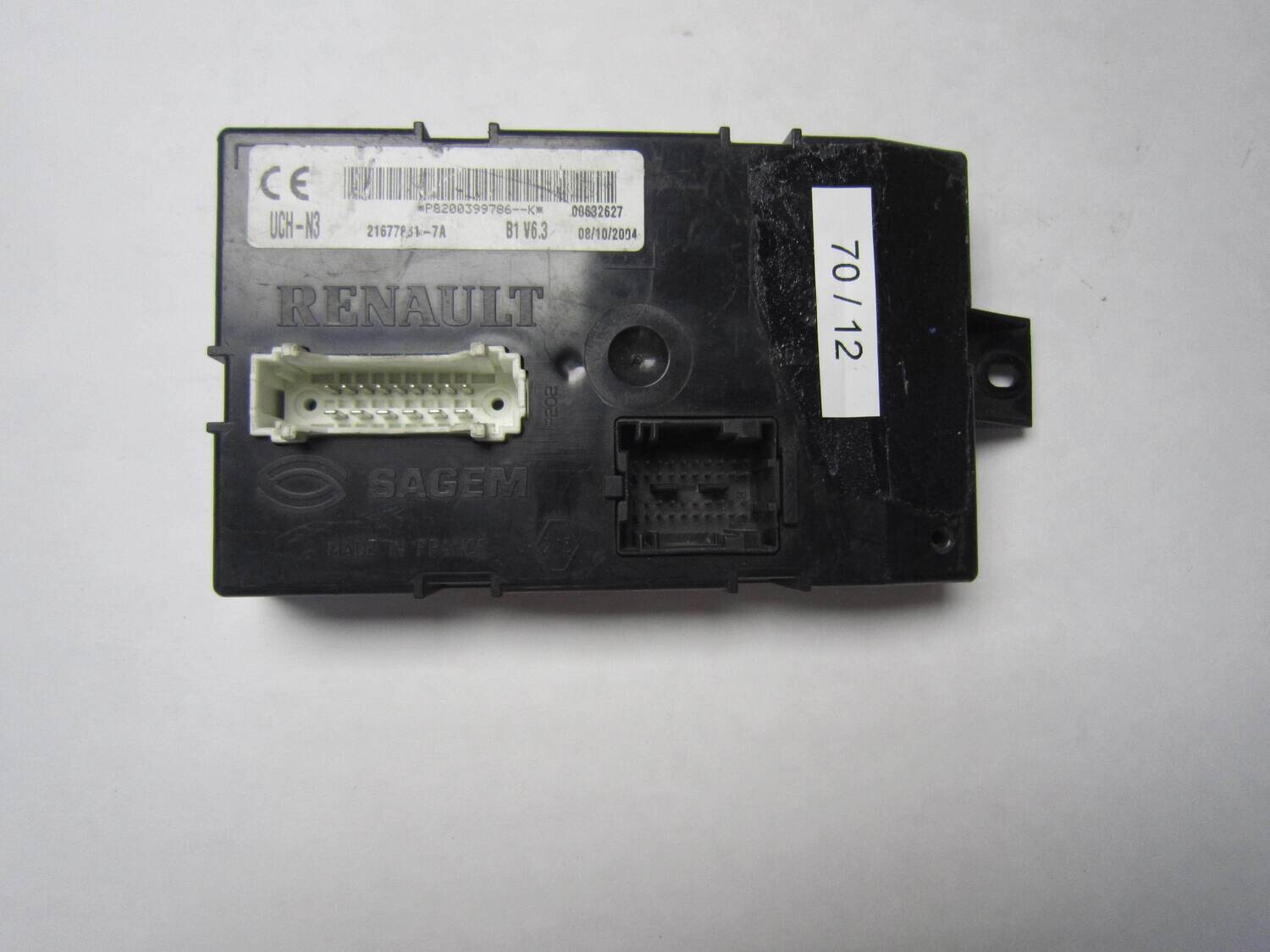 70-12 Centralina Modulo Confort Sagem P8200399786--K P8200399786K 21677831-7A 216778317A B1 V6.3 RENAULT VARIE