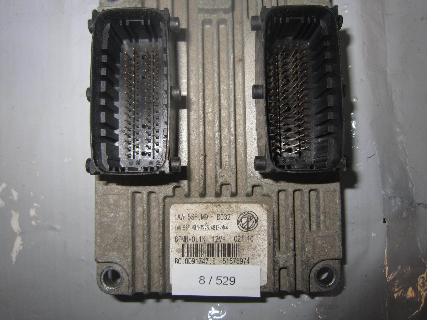 8-529 Centralina Motore Magneti Marelli 51875974 BC.0091747.E HW226/4813-144 ALFA ROMEO / FIAT / LANCIA Benzina YPSILON