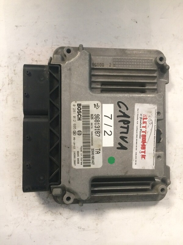 7-2 Centralina Motore Bosch 0281012695 0 281 012 695 96813187 96813187 1039S13807      CHEVROLET  CAPTIVA 2.0 CDTI
