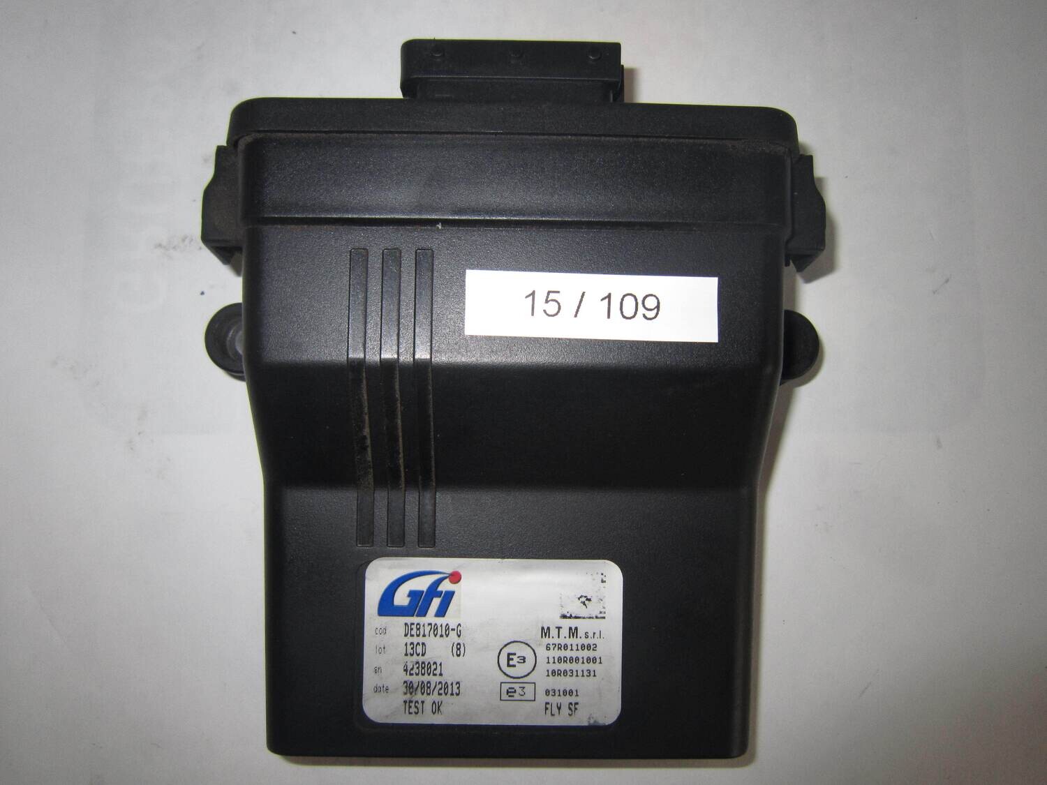 15-109 Centralina GPL M.T.M.  67R011002 DE817010-G DE817010G FLY SF Benzina/GPL