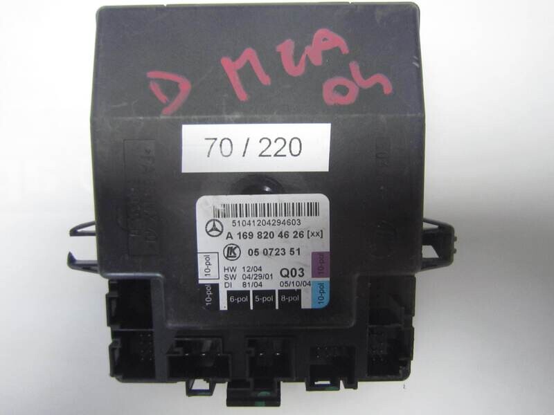 70-220 Centralina Porte Mercedes Benz A 169 820 46 26 A1698204626 05 0723 51 05072351 HW 12/04 SW 04/29/01 Generica CLASSE  A