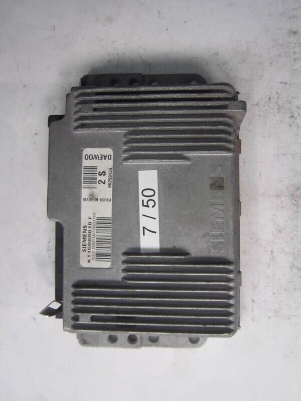 7-50 Centralina Motore Siemens K115000010F K115000010 F 96259124 96259124 2S      CHEVROLET  MATIZ 0.8