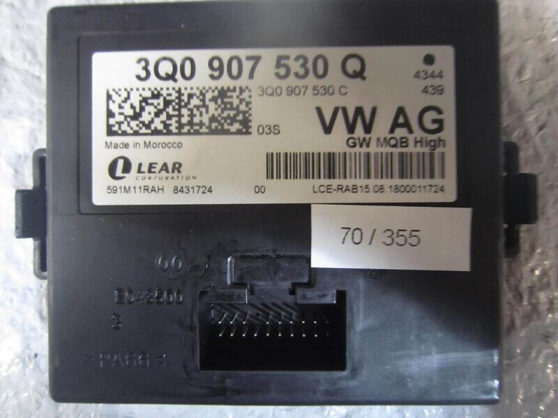 70-355 Modulo Gateway Continental 3Q0907530Q LCE-RAB15.08 LCERAB1508 591M11RAH VOLKSWAGEN VARIE