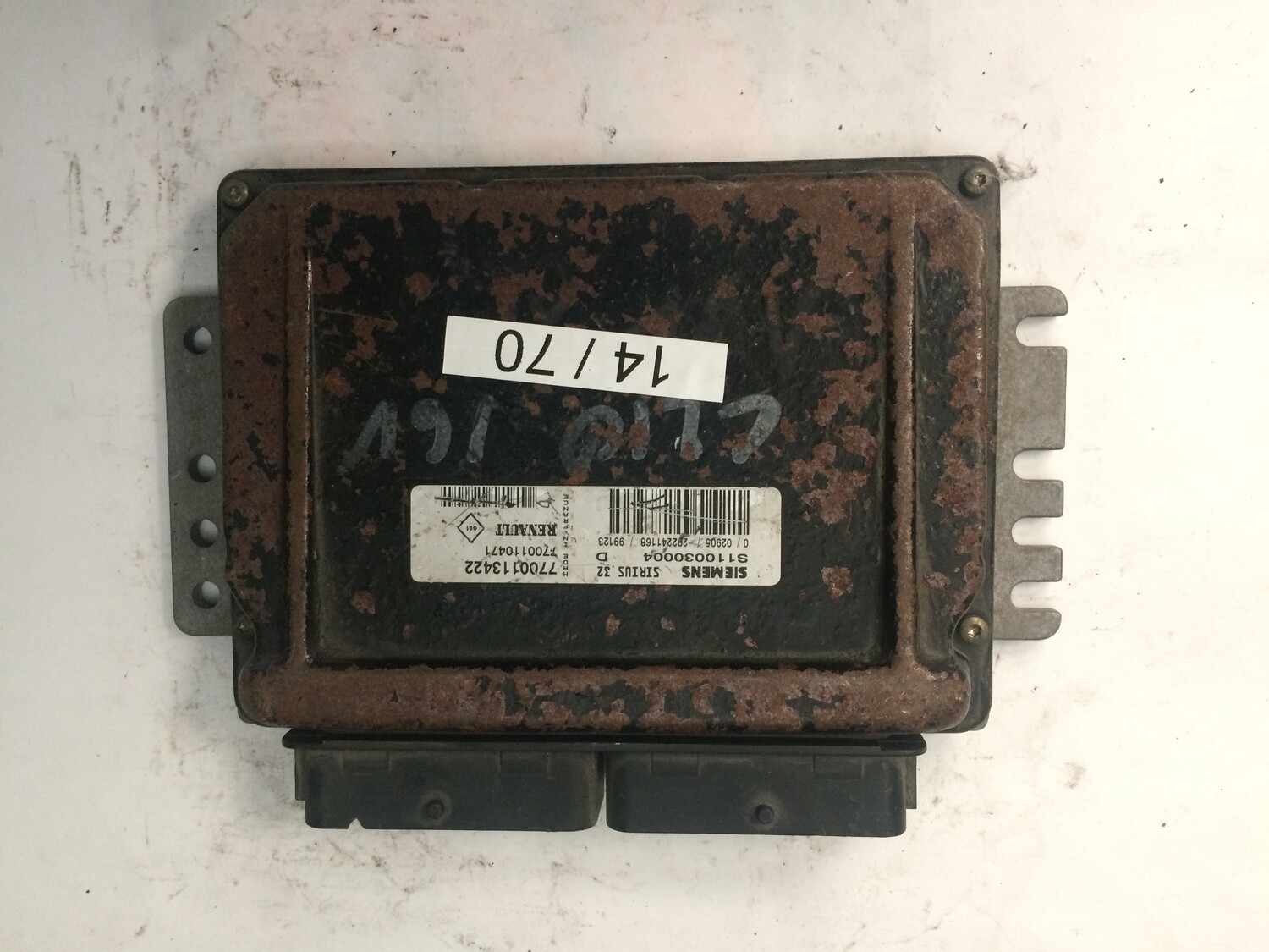 14-70 Centralina Motore Siemens S110030004D S110030004 D 7700113422 7700113422 7700110471 7700110471 SIRIUS 32 SIRIUS32   RENAULT  CLIO 1.6