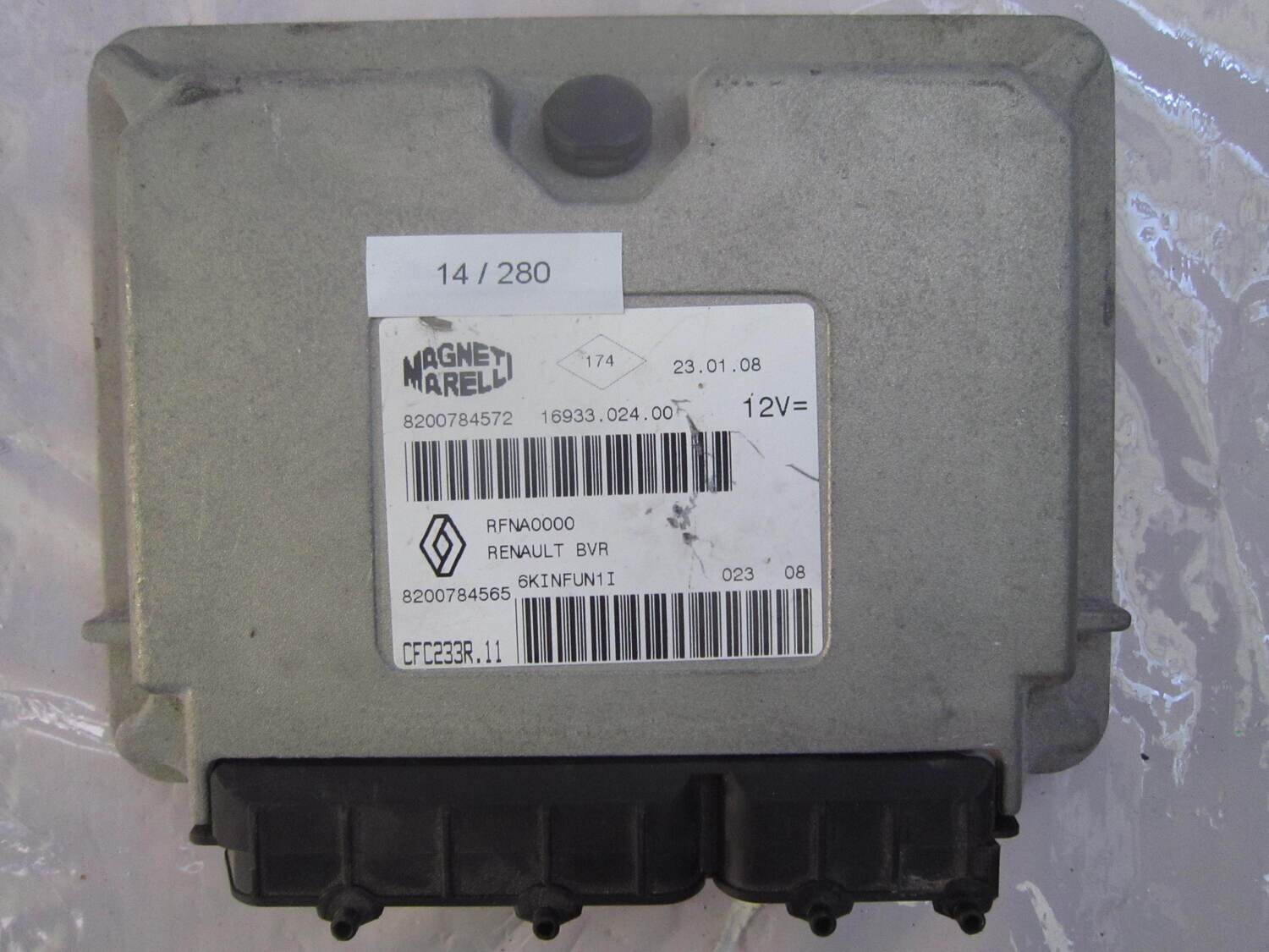 14-280 Centralina Cambio Automatico Magneti Marelli 8200784572 16933.024.00 1693302400 8200784565 CFC233R.11 RENAULT VARIE
