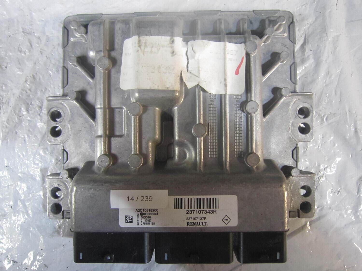14-239 Centralina Motore Continental 237107343R 237107137R A2C10818200 SID 310 RENAULT VARIE