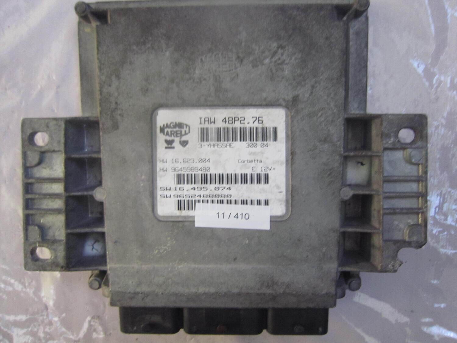 11-410 Centralina Motore Magneti Marelli 16.623.004 9645989480 IAW 48P2.76 CITROEN / PEUGEOT Benzina 207