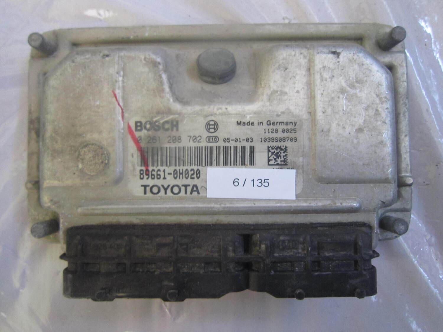 6-135 Centralina Motore Bosch 0 261 208 702 0261208702 89661-0H023 896610H023 1039s08709 TOYOTA Benzina AYGO 1.0