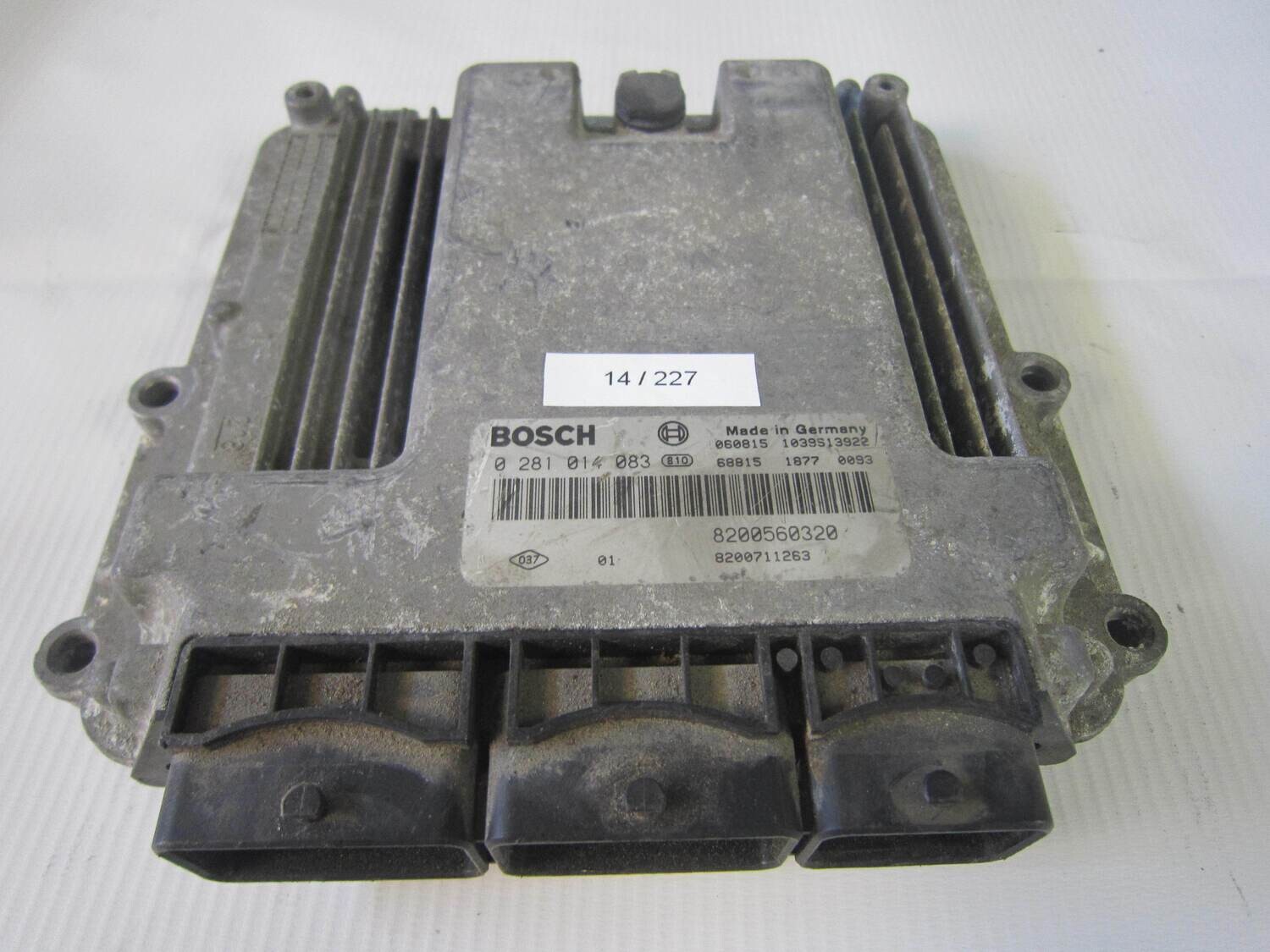 14-227 Centralina Motore Bosch 0 281 014 083 0281014083 8200560320 1039S13922 8200711263 RENAULT Diesel ESPACE