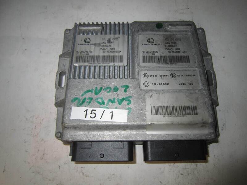 15-1 Centralina GPL Landi Renzo 616000397 ECU LPG XCR52 ECULPGXCR52 RE360071G54 67R-016044 DACIA Benzina/GPL SANDERO 1.0