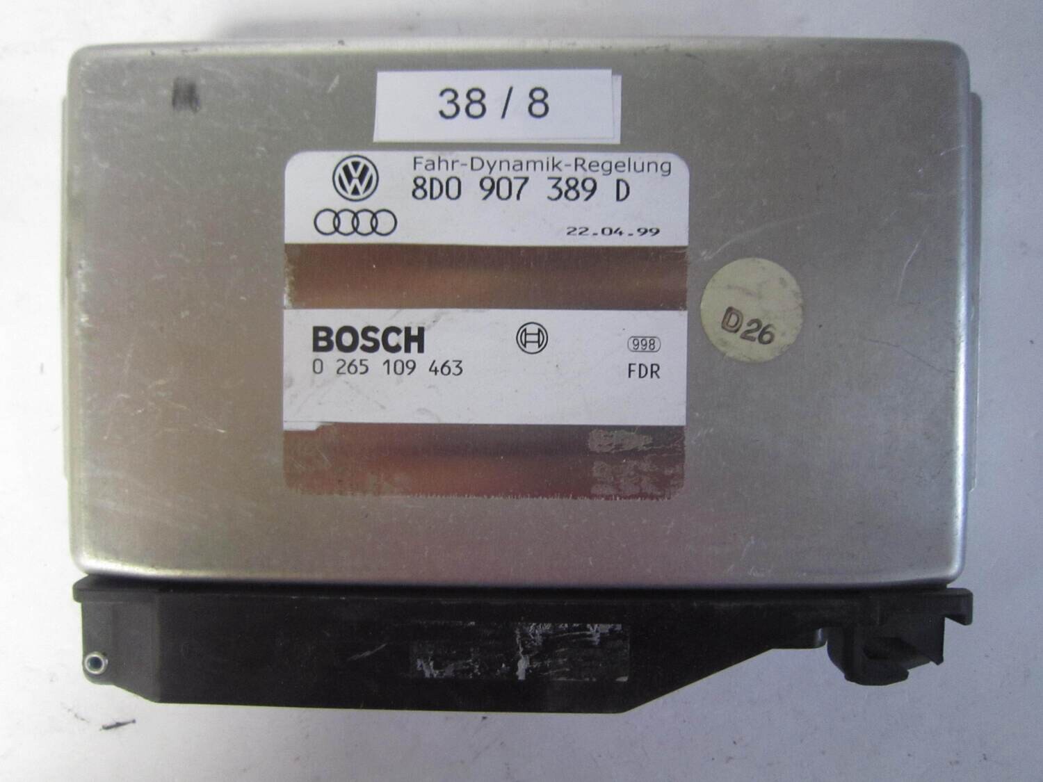 38-8 Centralina ABS ESP HBA Bosch 0 265 109 463 0265109463 8D0 907 389 D 8D0907389D VOLKSWAGEN VARIE