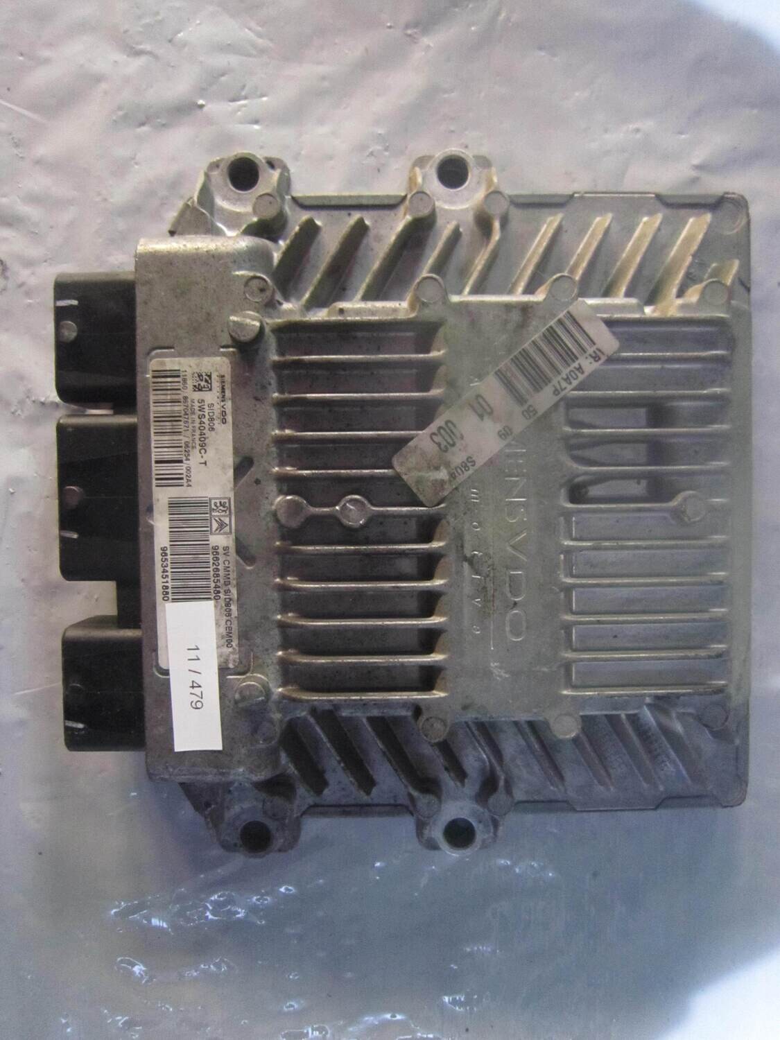 11-479 Centralina Motore Siemens 5WS40409C-T 5WS40409CT 9662685480 9653451880   CITROEN / PEUGEOT Diesel VARIE