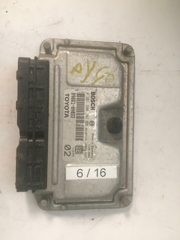 6-16 Centralina Motore Bosch 0261208702 0 261 208 702 89661-0H022 896610H022 1039S12537      TOYOTA  AYGO CITROEN