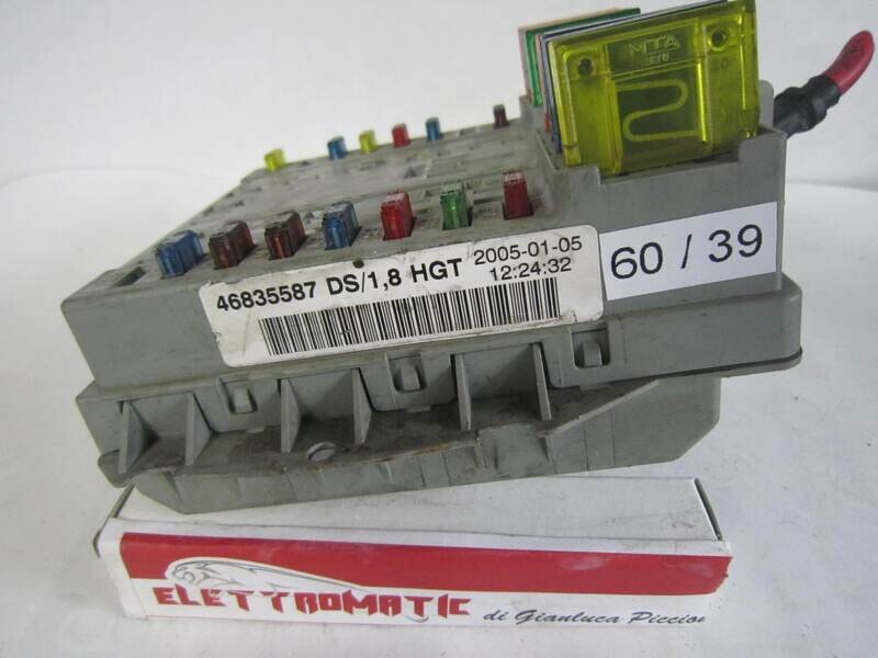60-39 Scatola Fusibili Delphi  46835587 DS/1,8 HGT DS1,8HGT       ALFA ROMEO / FIAT / LANCIA  Punto 1.3