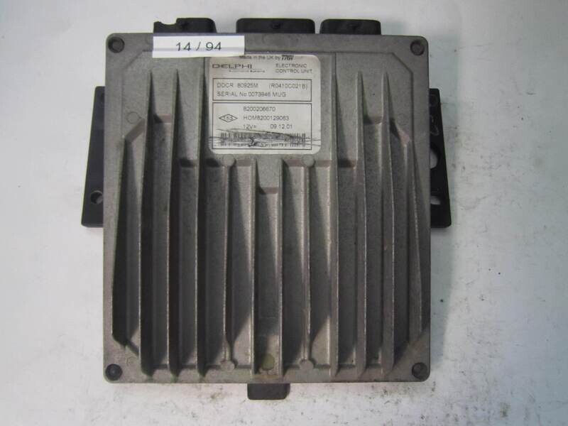 14-94 Centralina Motore Delphi  R0410C021B 8200206670 8200206670 HOM8200129063      RENAULT  CLIO 1.5 DCI