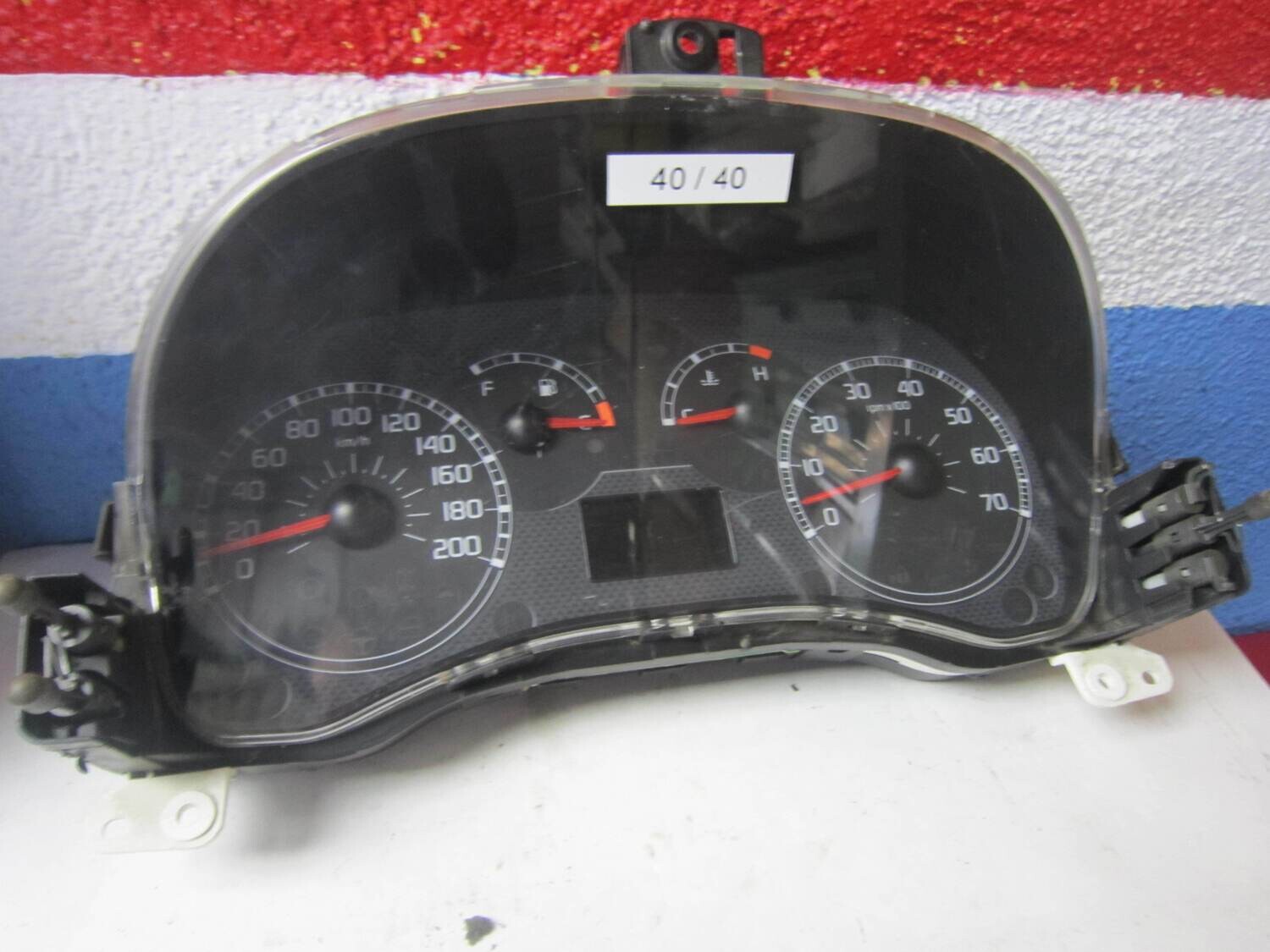 40-40 Quadro Strumenti / Contachilometri Alfa Romeo / Fiat / Lancia 51711237 503 00 848 07 00 503008480700 55500046010 Benzina PANDA 1.2