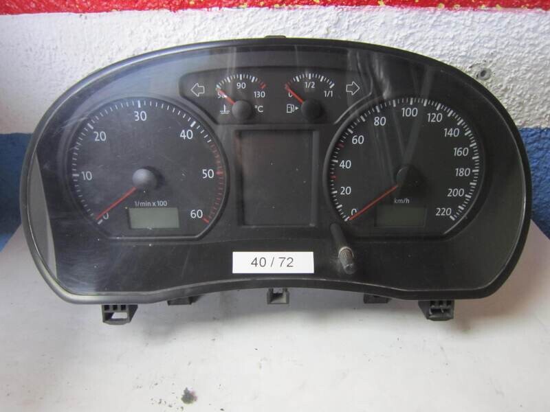 40-72 Quadro Strumenti / Contachilometri Vdo 110 080 320 009A 110080320009A VWZ7Z0E1357338 V02 VOLKSWAGEN Diesel POLO 1.4