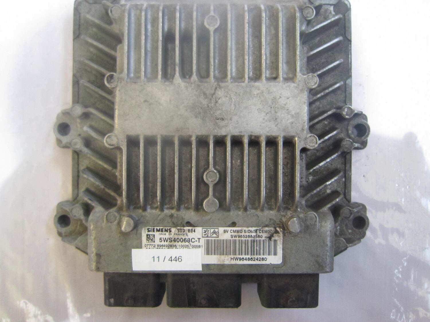 11-446 Centralina Motore Siemens 5WS40068C-T 5WS40068CT 9652888580 9648624280 SID 804 CITROEN / PEUGEOT Diesel C 4