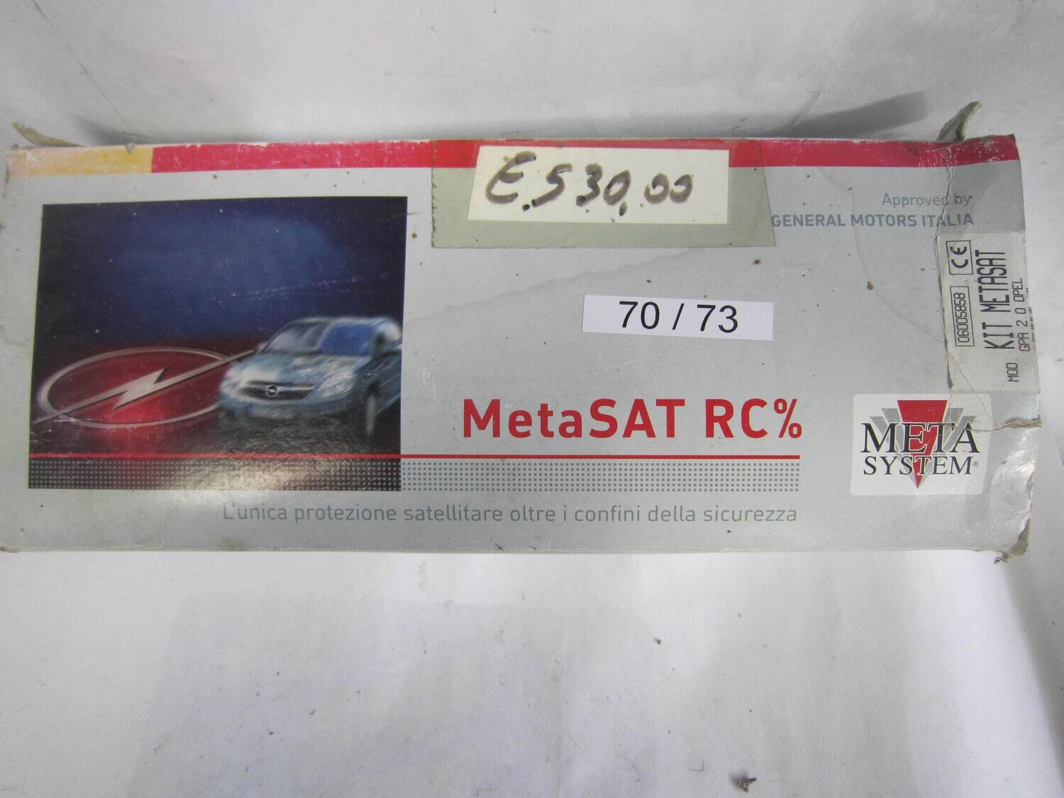 70-73 Kit Sistema Antifurto Opel METASATRC METASAT RC 2.0 OPEL OPEL VARIE