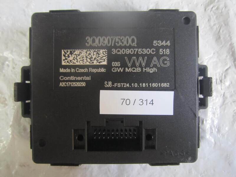 70-314 Modulo Gateway Continental 3Q0907530Q A2C1712520250 SJ8-FST24.10.1811601682 VOLKSWAGEN VARIE