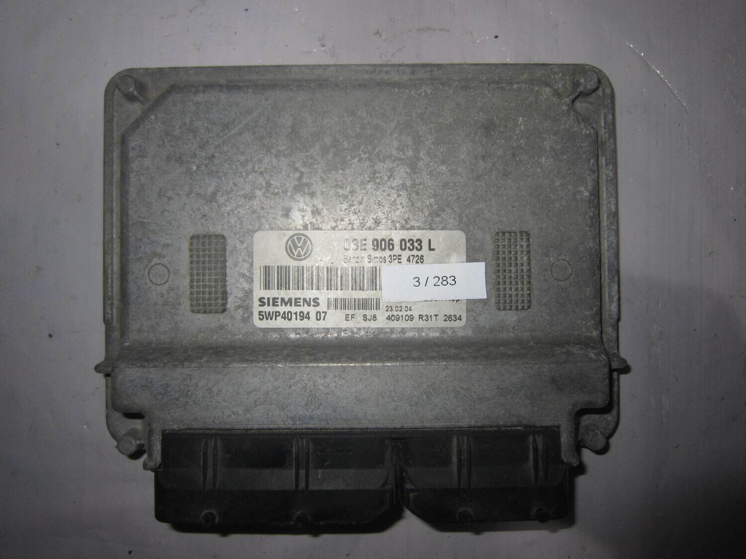 3-283 Centralina Motore Siemens 5WP40194 07 03E 906 033 L SIMOS 3PE   VOLKSWAGEN Benzina POLO