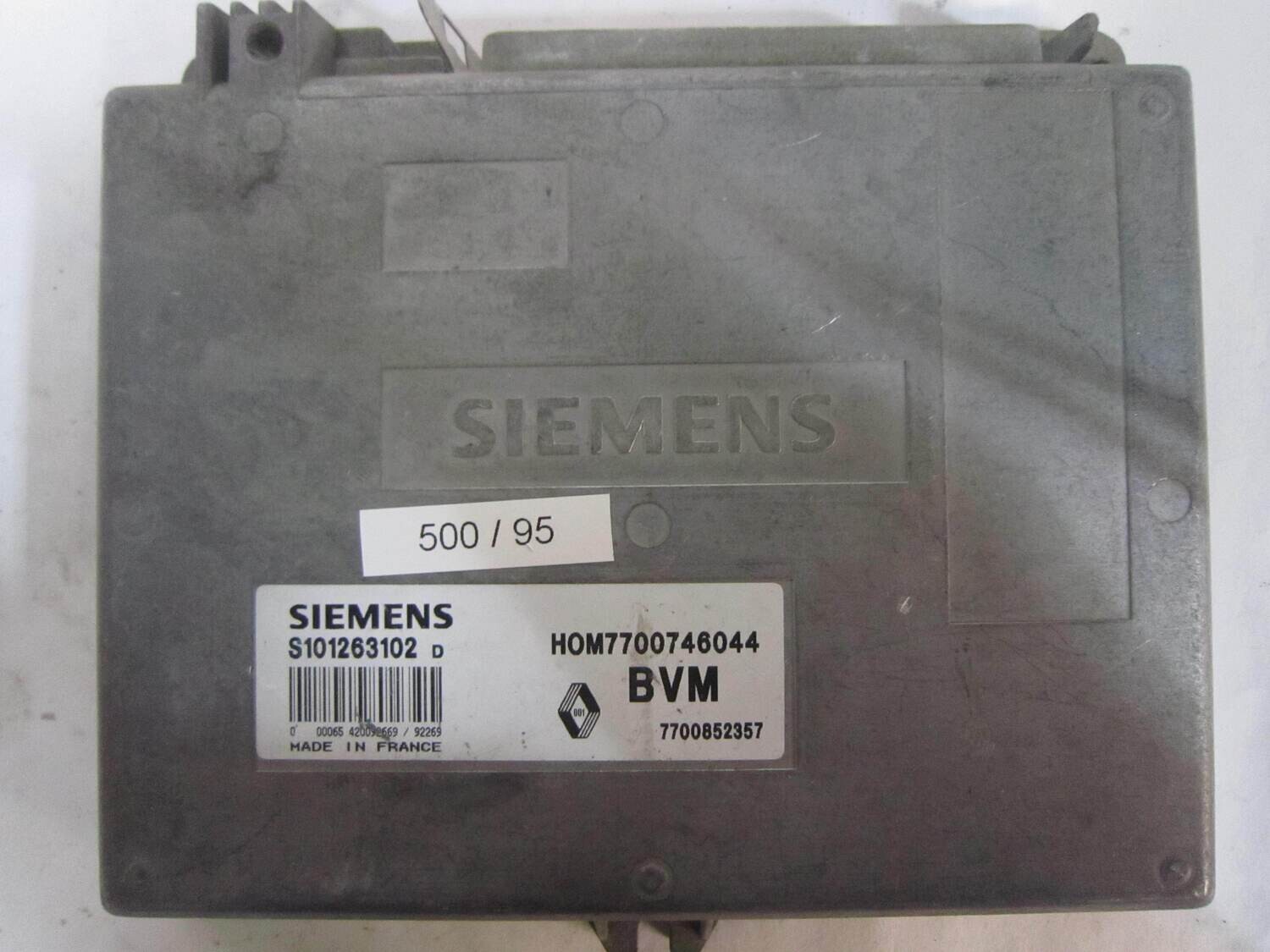 500-95 Centralina Motore Siemens S101263102D S101263102 D HOM7700746044  7700852357      RENAULT  21 1.7