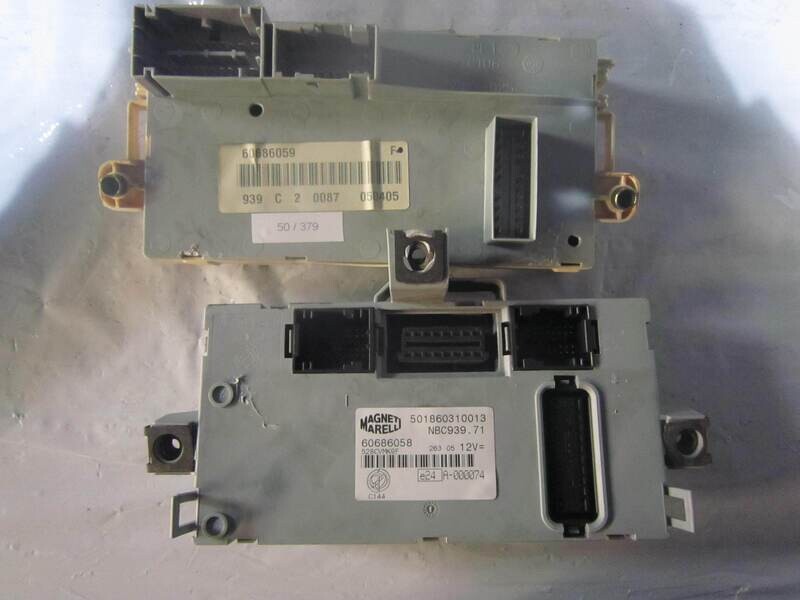 50-379 Body Computer Magneti Marelli 60686058   501860310013 60686059 501202110030  ALFA ROMEO / FIAT / LANCIA Diesel 159