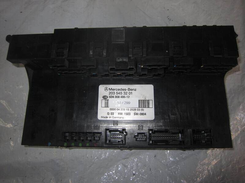 50-299 Body Computer Hella KG 203 545 32 01 2035453201 5DK008486-12 5DK00848612 HW 1503 SW 0804 MERCEDES BENZ CLASSE  C