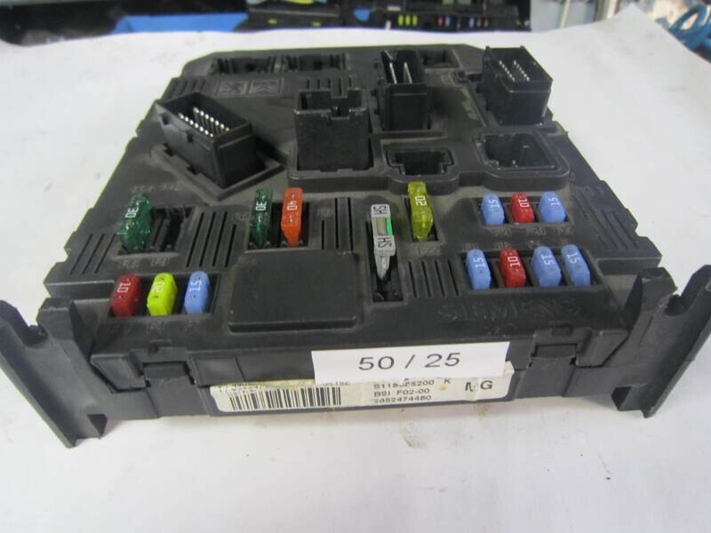 50-25 Body Computer Siemens S118085200 BSI F02-00 BSIF0200 2652474480 CITROEN / PEUGEOT Generica C 2