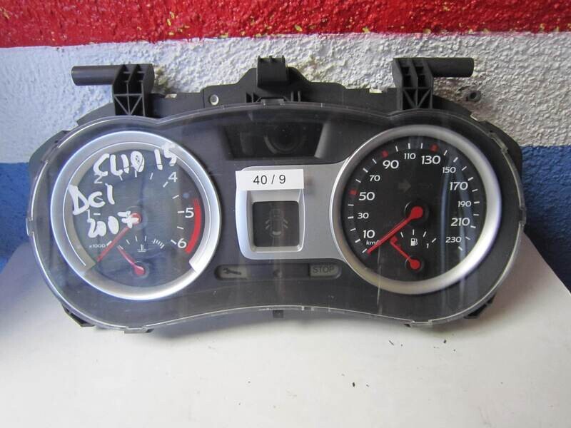 40-9 Quadro Strumenti / Contachilometri Visteon 2RPF-10A855-A 2RPF10A855A 8200582705-G 8200582705G RENAULT Diesel CLIO