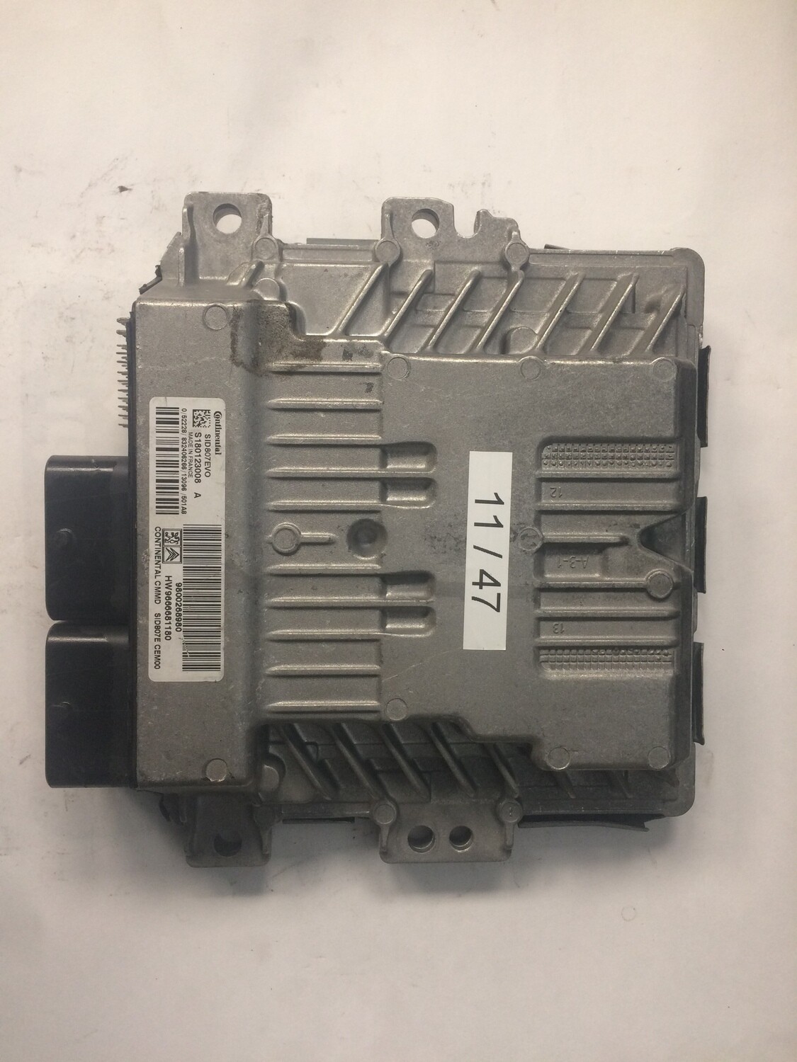 11-47 Centralina Motore Continental S180123008 A S180123008A 9666681180 SID807EVO CITROEN / PEUGEOT Diesel VARIE 1.6