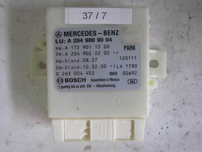 37-7 Centralina sensori parcheggio Bosch 0 263 004 452 0263004452 A 172 901 13 00 A1729011300 A 204 902 22 02 MERCEDES BENZ Generica CLASSE  C