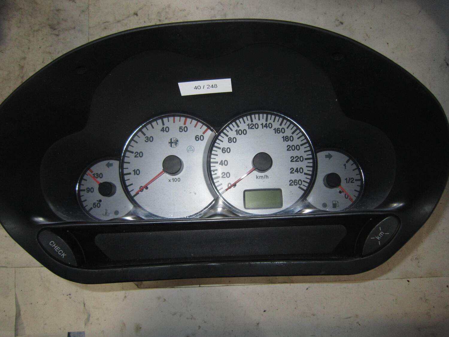 40-248 Quadro Strumenti / Contachilometri Alfa Romeo / Fiat / Lancia 156033098 0P0323004K0C0 Diesel 166 2.4